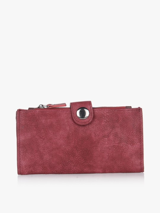 Maroon PU Clutch