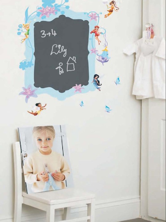 Kids Multicoloured Fairies Maxi Sticker