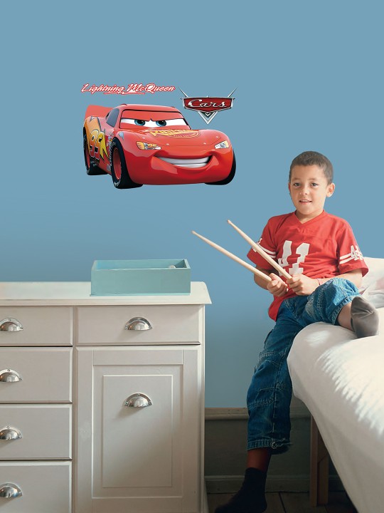 Kids Multicoloured Cars Large Wall Sticker