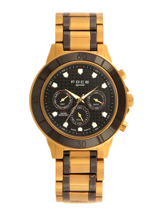 Men Black Analogue Watch F946GGM