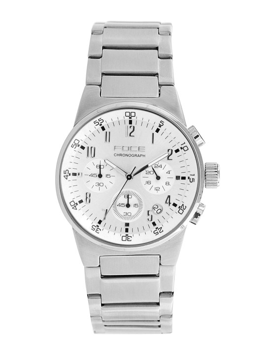 Men Silver-Toned Analogue Watch FC109GSM