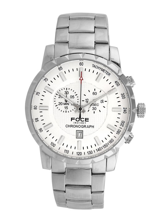 Men White Analogue Watch FS08SSM