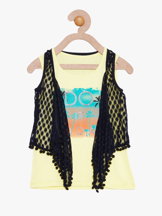 Yellow Casual Top 12-13Y