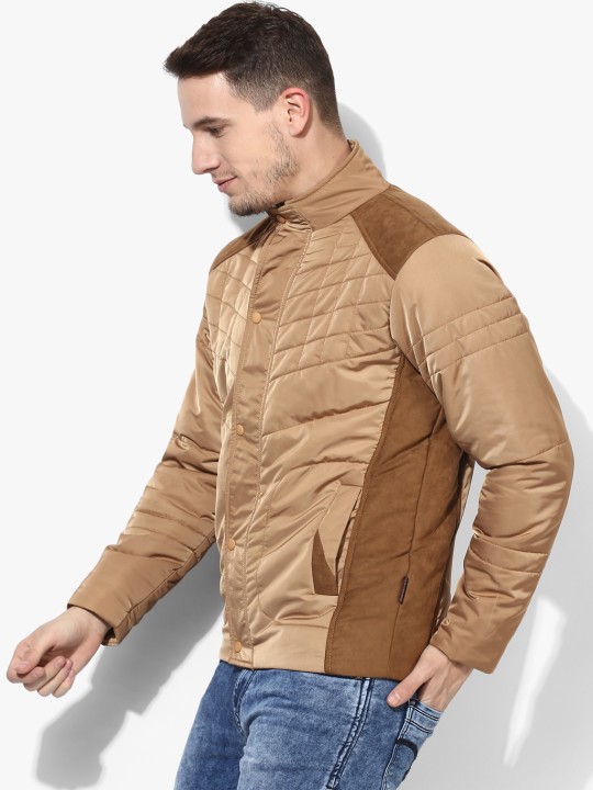 solid quilted jacket
