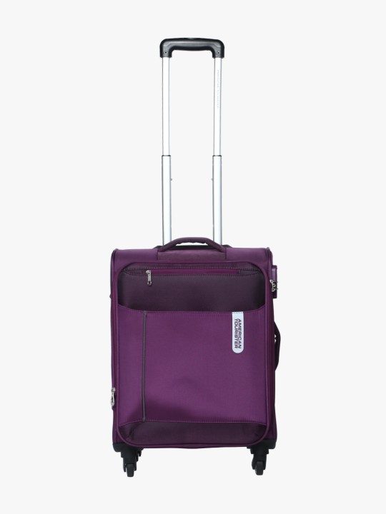 Purple Polyester Soft Strolley