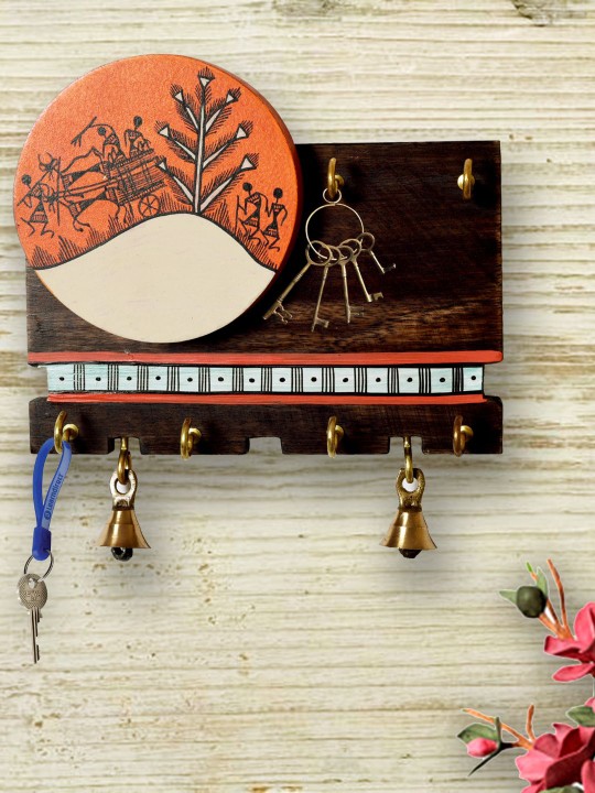 Multicoloured Handpainted Key Holder