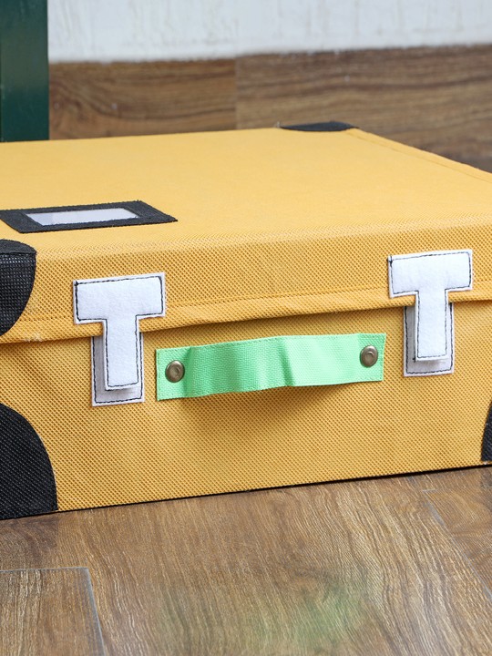 Mustard Yellow Kids Room Medium Storage Chest