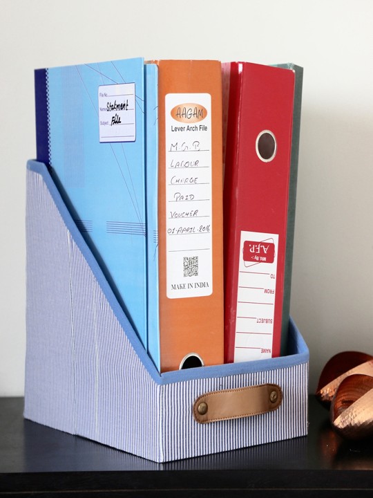 File and Magazine Storage Organiser