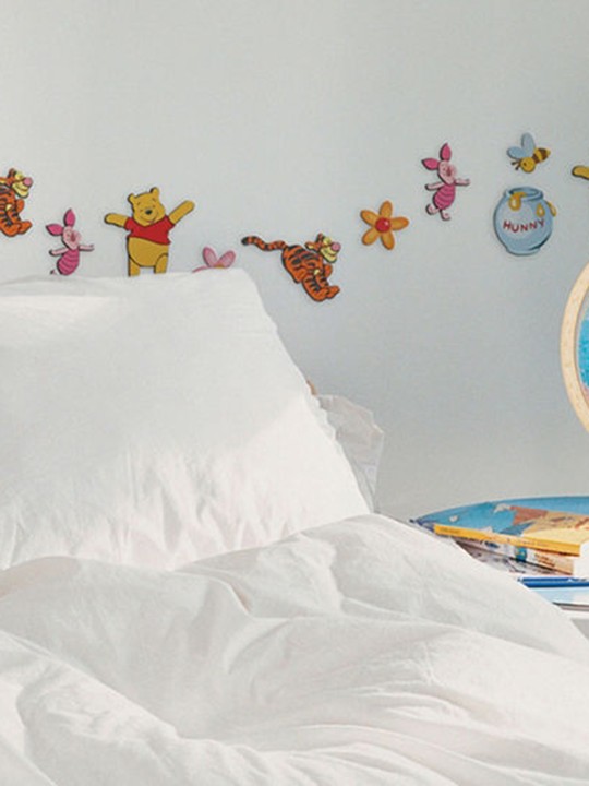 Winnie The Pooh 24 Mini Foam Wall Sticker