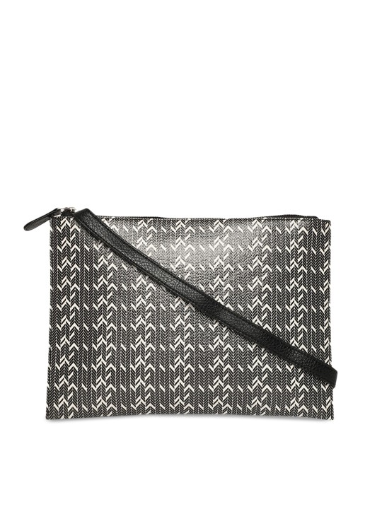Black Printed Sling Bag