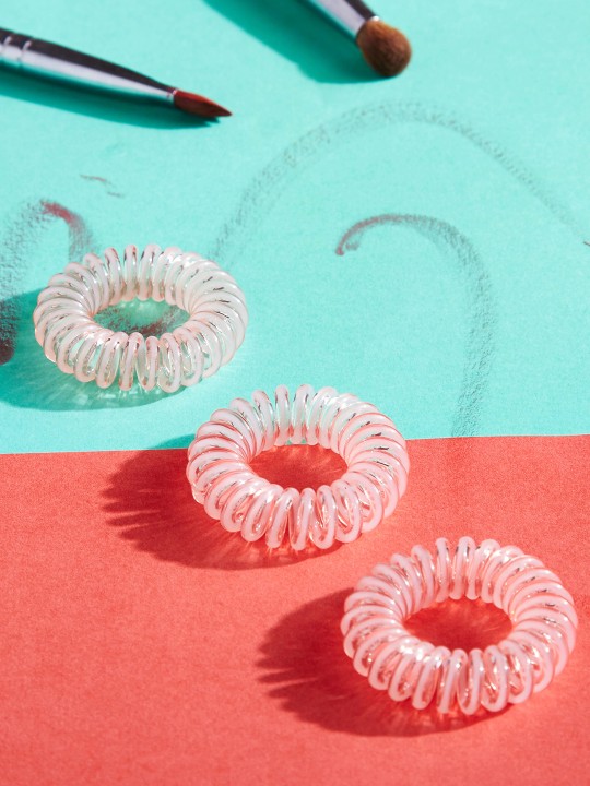 Set of 3 Pink Spiral Hairband