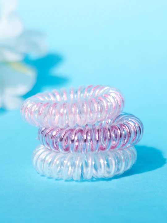 Set of 3 Spiral Ponytail Holders