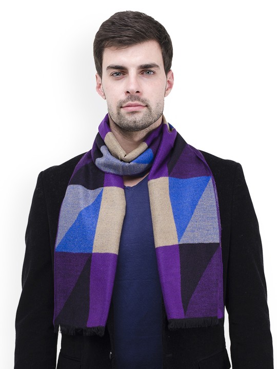 Men Multicoloured Printed Muffler