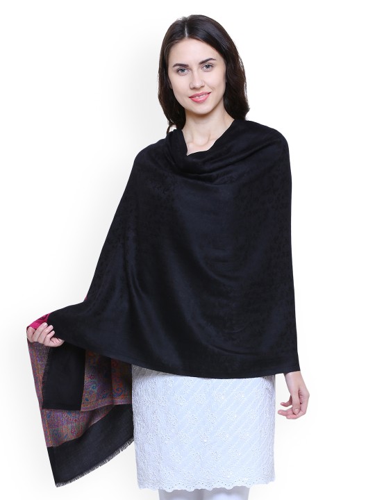 Women Multicoloured Woven Design Shawl
