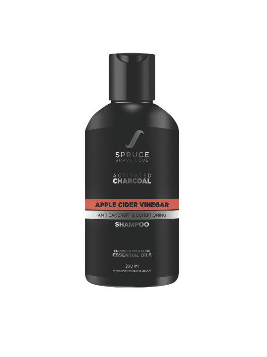 Spruce Shave Club Men Black Charcoal & Apple Cider Vinegar Shampoo 200ml