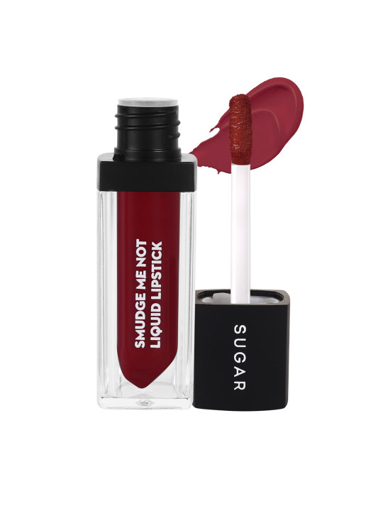 SUGAR Cosmetics Smudge Me Not Liquid Lipstick 51 Fine Wine 4.5 ml