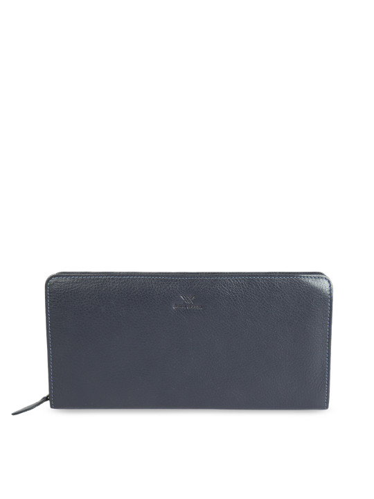 Aditi Wasan Blue Solid Clutch