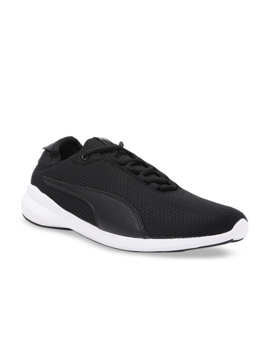 Puma Men Black Mesh Running Shoes