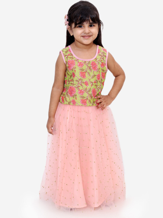 Pink Ready to Wear Lehenga with Blouse