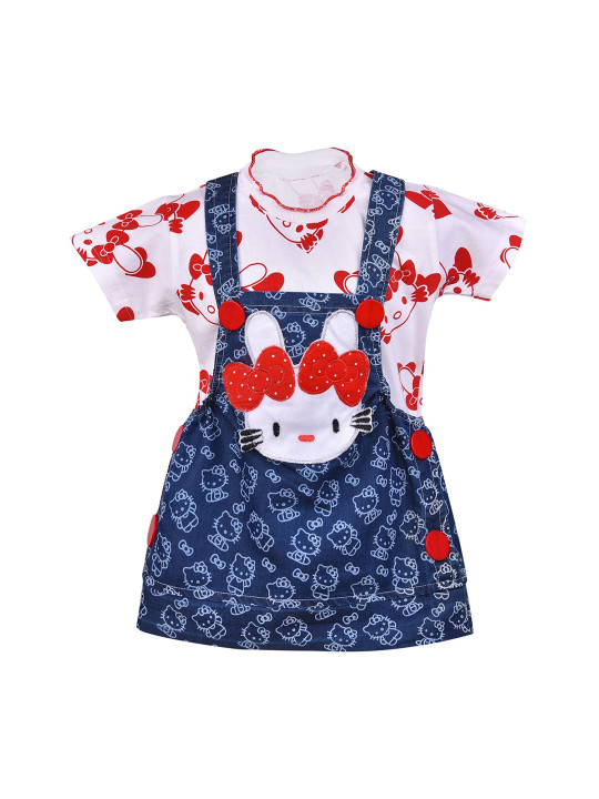 Wish Karo Baby Girls Red Frock Dress