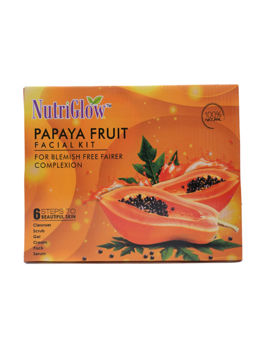 NutriGlow Unisex Papaya Fruit Facial Kit