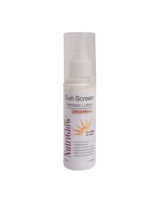 NutriGlow Sunscreen Fairness UV Lotion - SPF 40 PA+++ 120 ml
