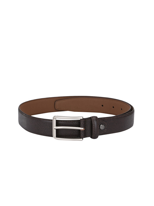 Calvadoss Men Brown Solid Belt