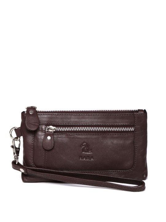 Women Brown Leather Purse