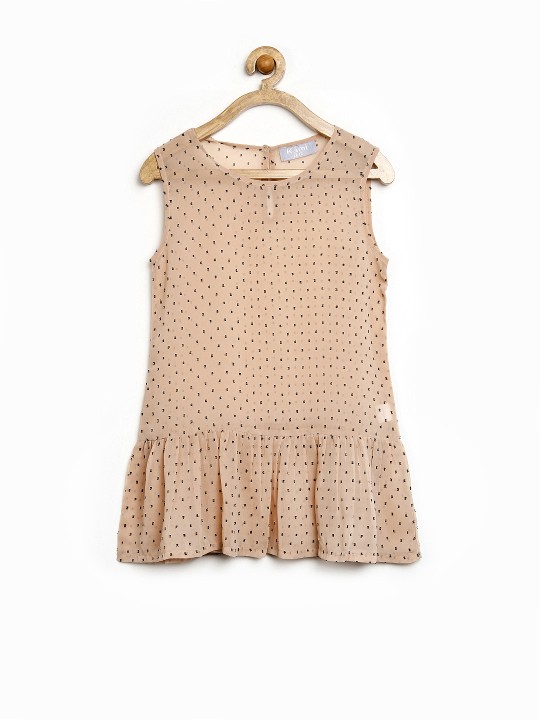 Girls Beige Top 5-6Y