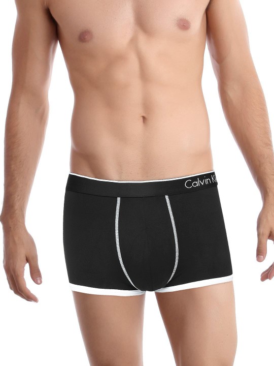 One Men Black Micro Trunks U8516 S