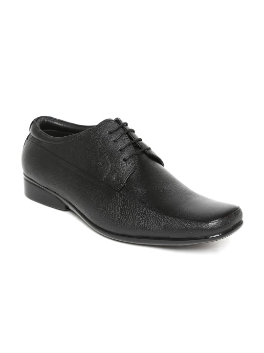 Men Black Leather Formal Shoes 7