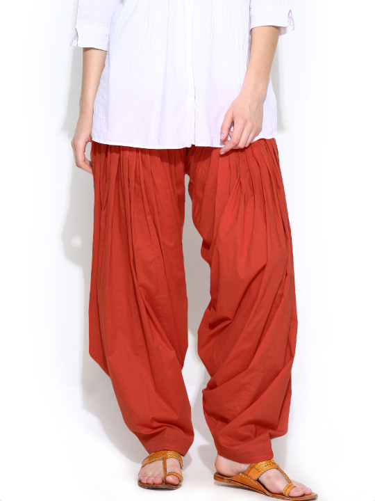 Aurelia Women Red Patiala