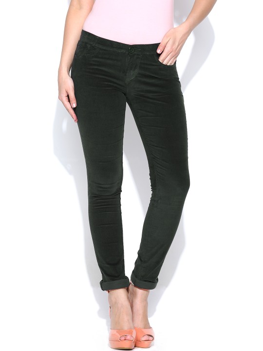 Black Slim Trousers 28