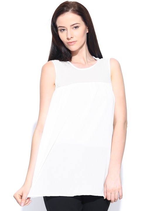 Women White Top XS