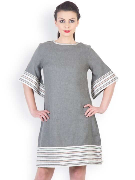 Grey Shift Dress S- Buy Online in Pakistan at Desertcart