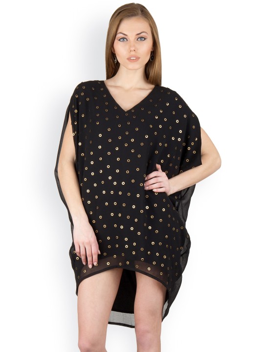 Black Sequinned Dress M