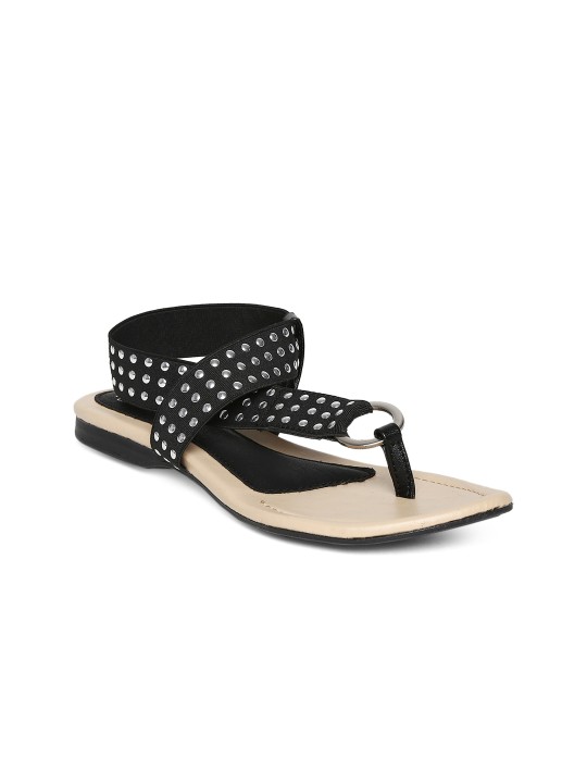 Women Black Flats 36