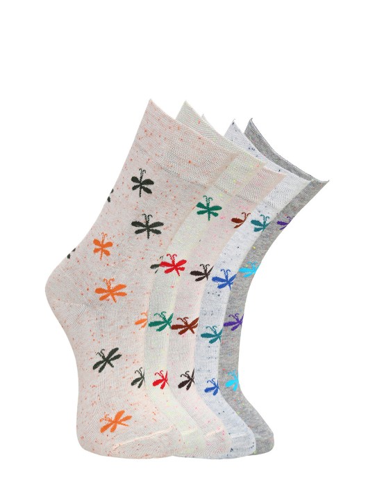 Women Set of 5 Grey Socks