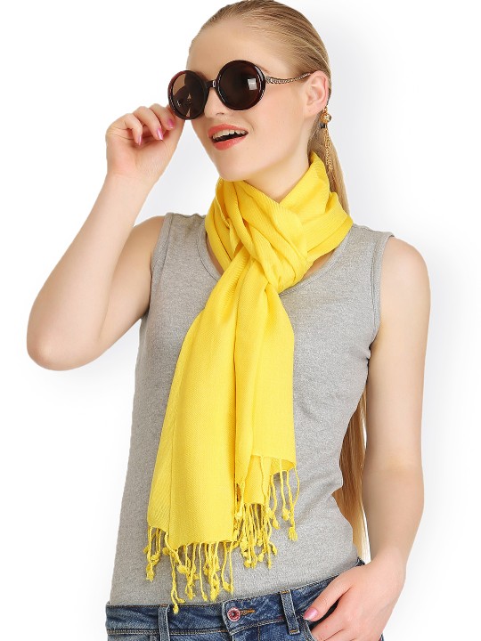 Women Yellow Stole