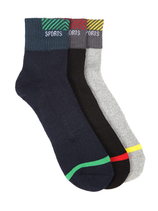 Men Set of 3 Socks