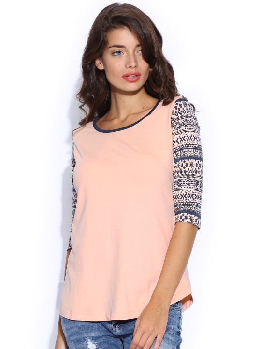 Peach-Coloured Top XS