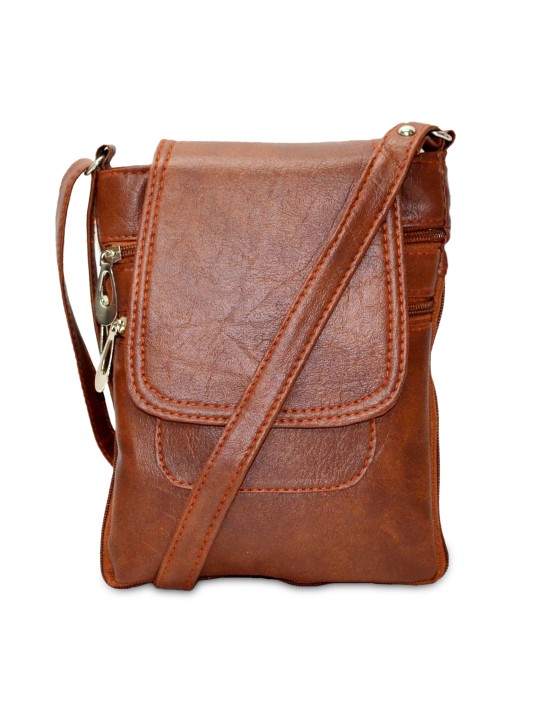 Tan Brown Sling Bag