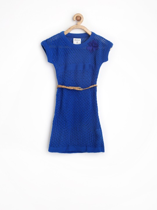 Girls Blue Tailored Dress 2-3Y