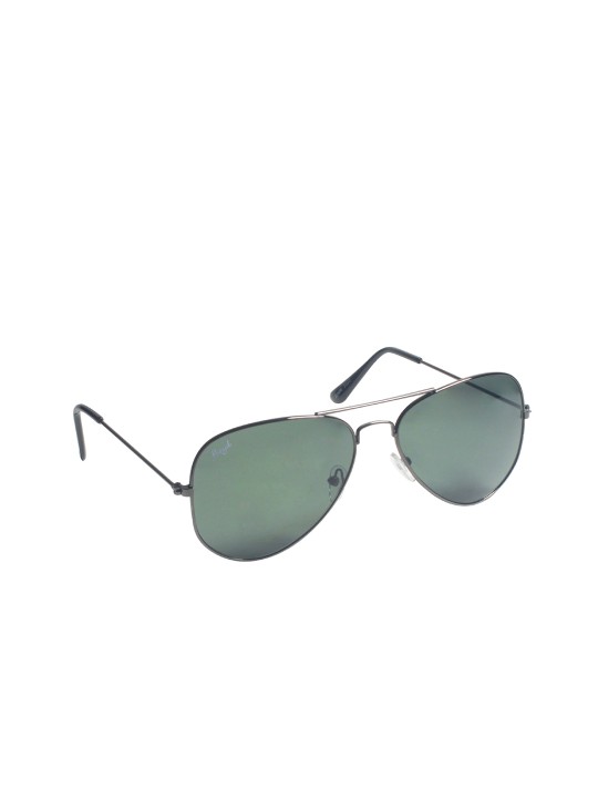 Unisex Aviator Sunglasses W123_G.MTL_GRN