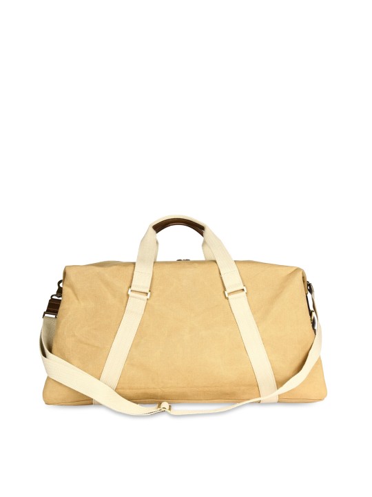 Men Khaki Duffel Bag