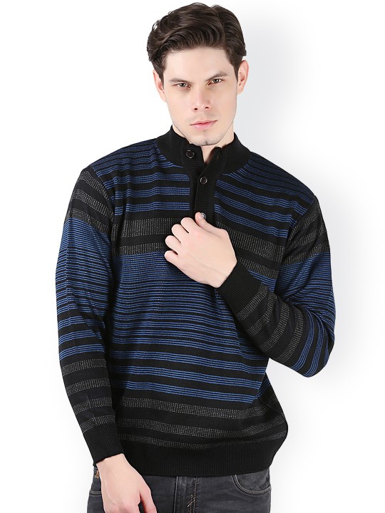 by Cotton County Black & Blue Sweater M