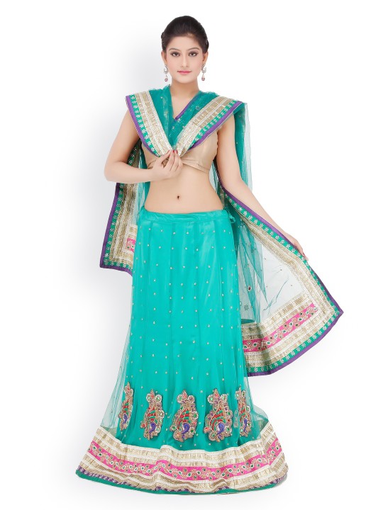 unstitched lehenga material online