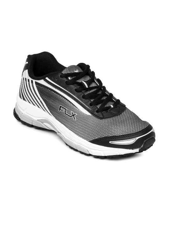 Men Grey & White Structure Sports Shoes 6