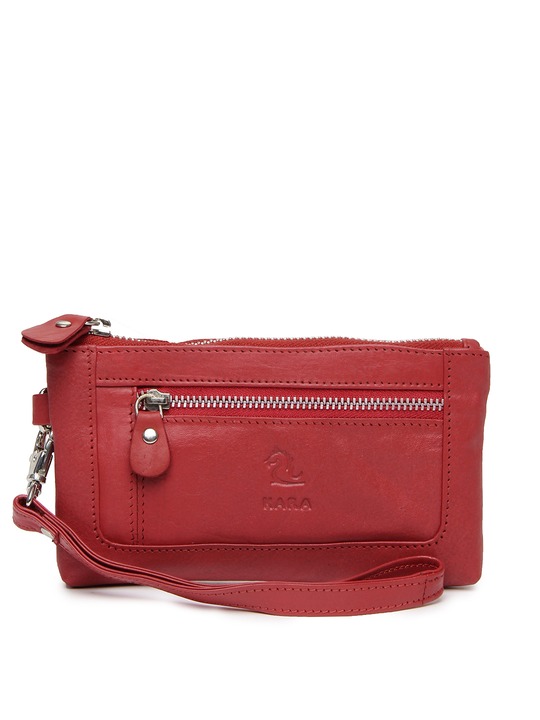 Women Red Leather Purse