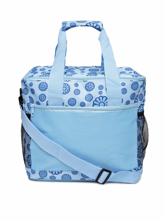 Kiara Blue Printed Baby Bag